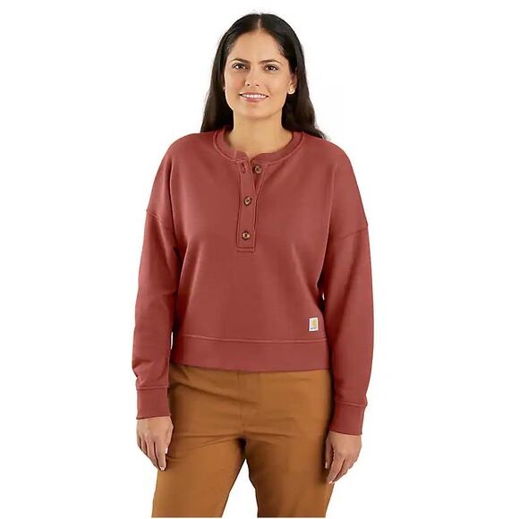 Carhartt Womens Small Tencel Fiber Series Loose Fit French Terry Sweatshirt - Picture 1 of 10